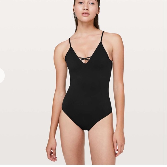 Lululemon Shoreline One Piece swim Black size 6